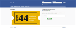 Desktop Screenshot of club44.org